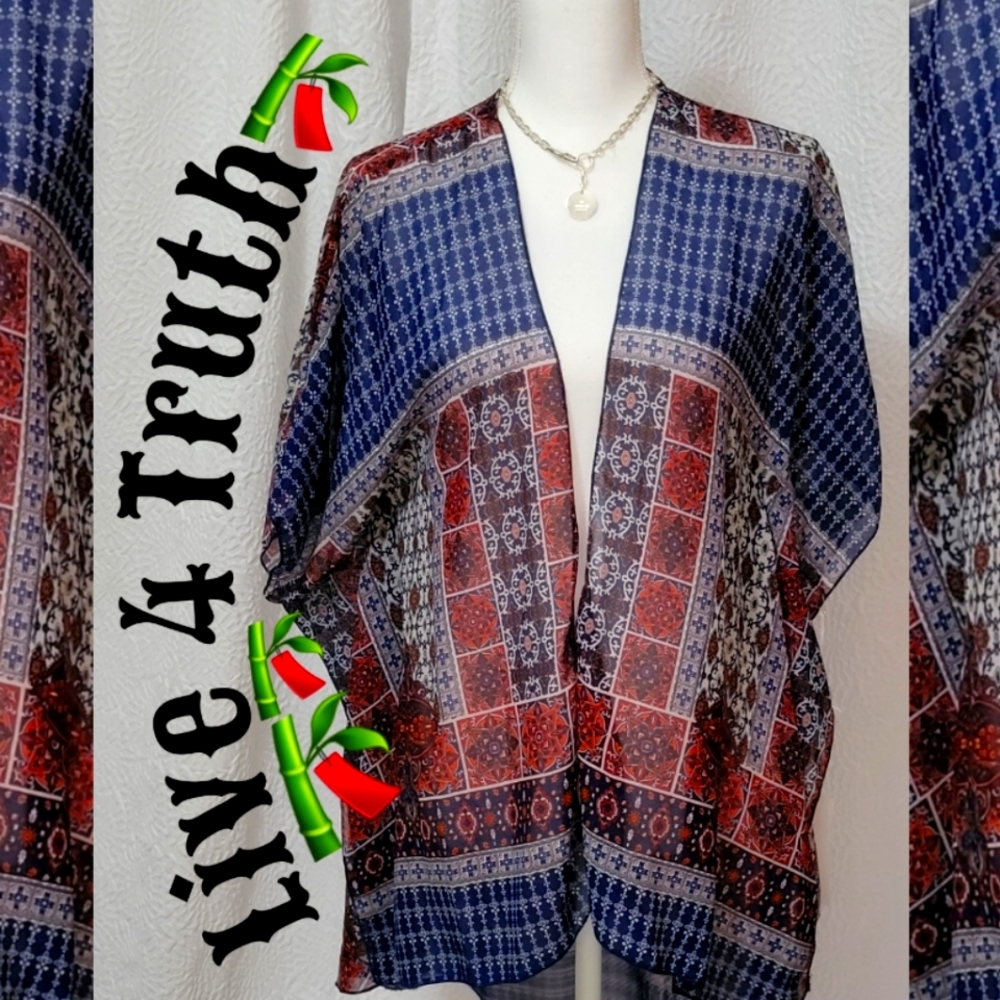 🎀Live 4 Truth Kimono Sheer Jacket